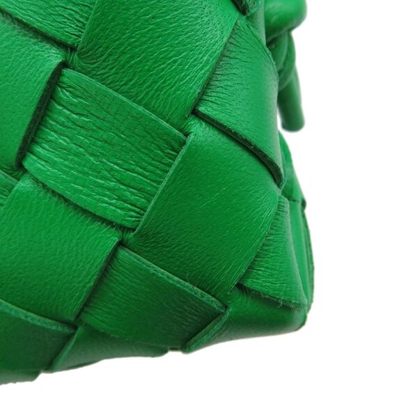 Bottega Veneta Candy Loop Shoulder Bag Leather Green 680254 - Picture 2 of 12